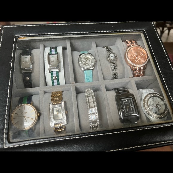 11 watches selling as a lot two Lacoste both with exchangeable band , Japan movt - Picture 3 of 17